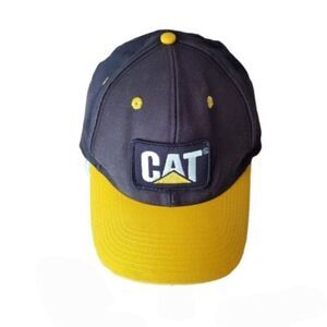 Cyrk CAT Trucker Snapback Cap Black Yellow One Size Hat Vintage